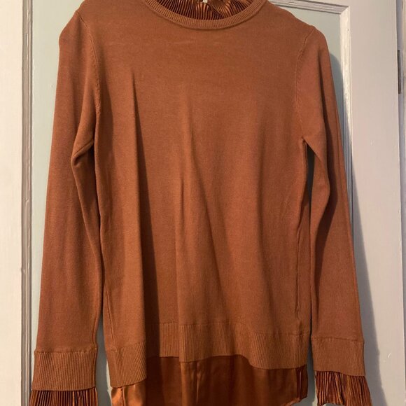Sioni Sweaters - Woman's Sweater, Brown, Soft, high color,